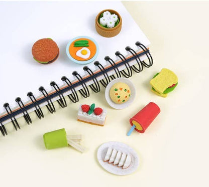 Yummy Snack Miniature Random Eraser Box