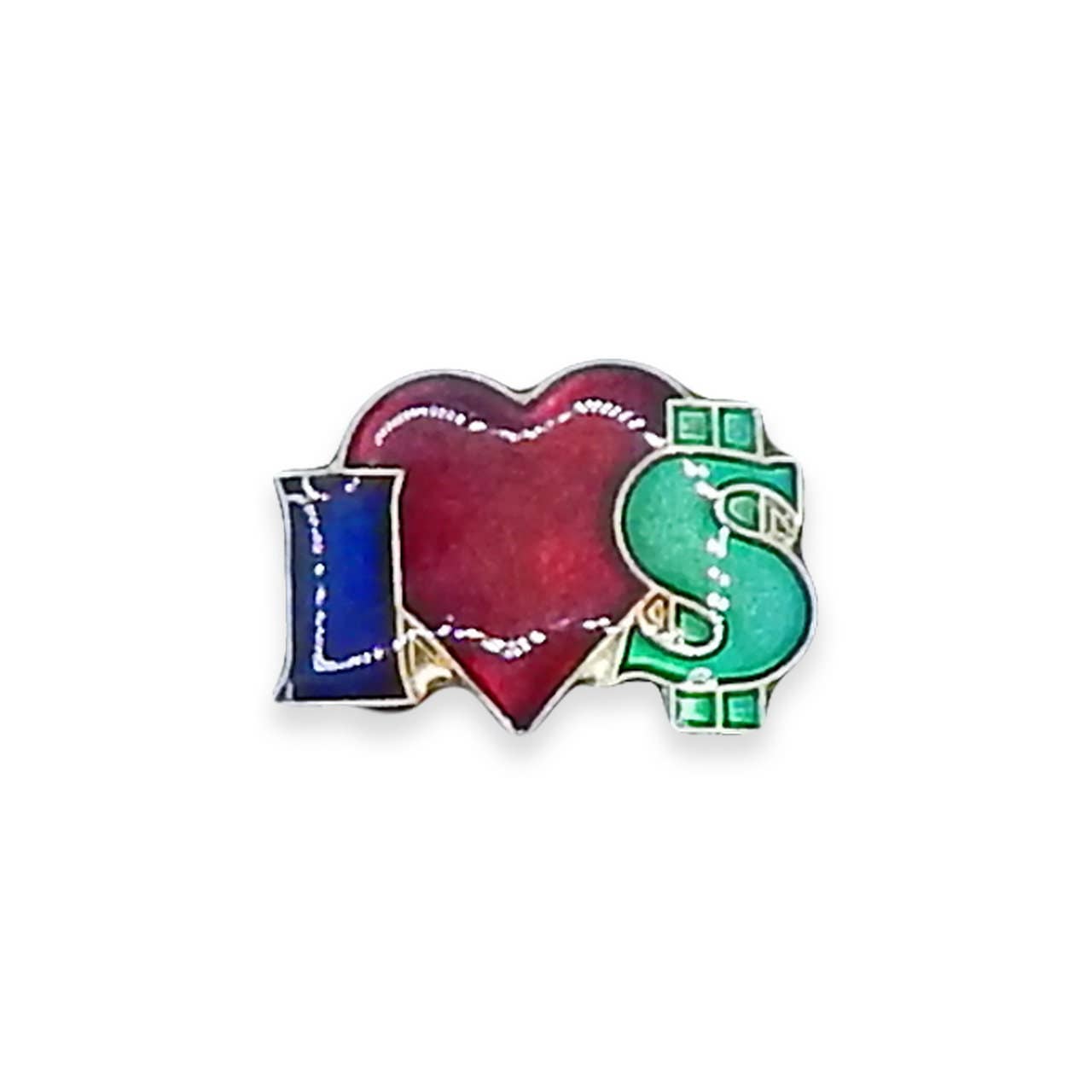 Vintage I Love Money Pin