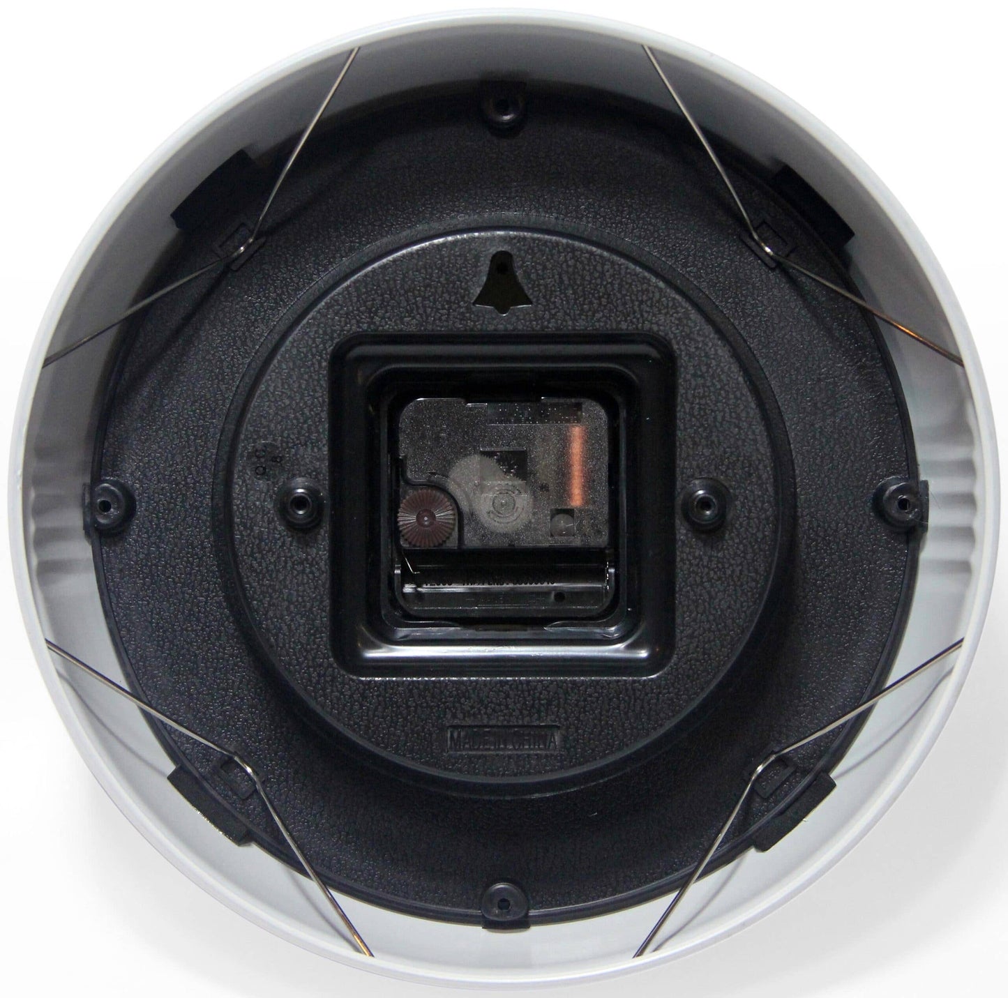 Retro Round White Indoor Wall Clock 9.5 Inch