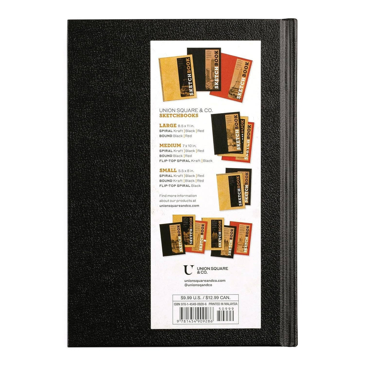 Small Sketchbook 5.5 x 8" (Black)
