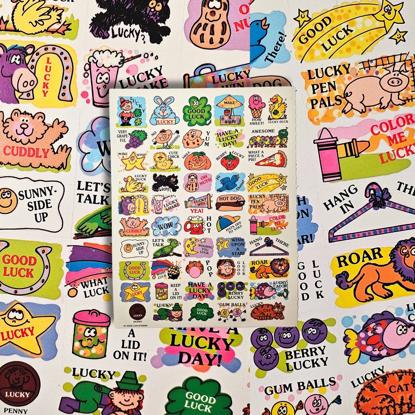 Lucky Sticker Sheet