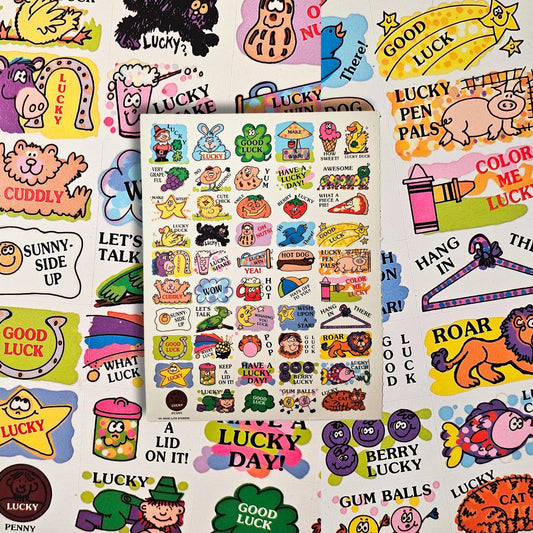 Lucky Sticker Sheet