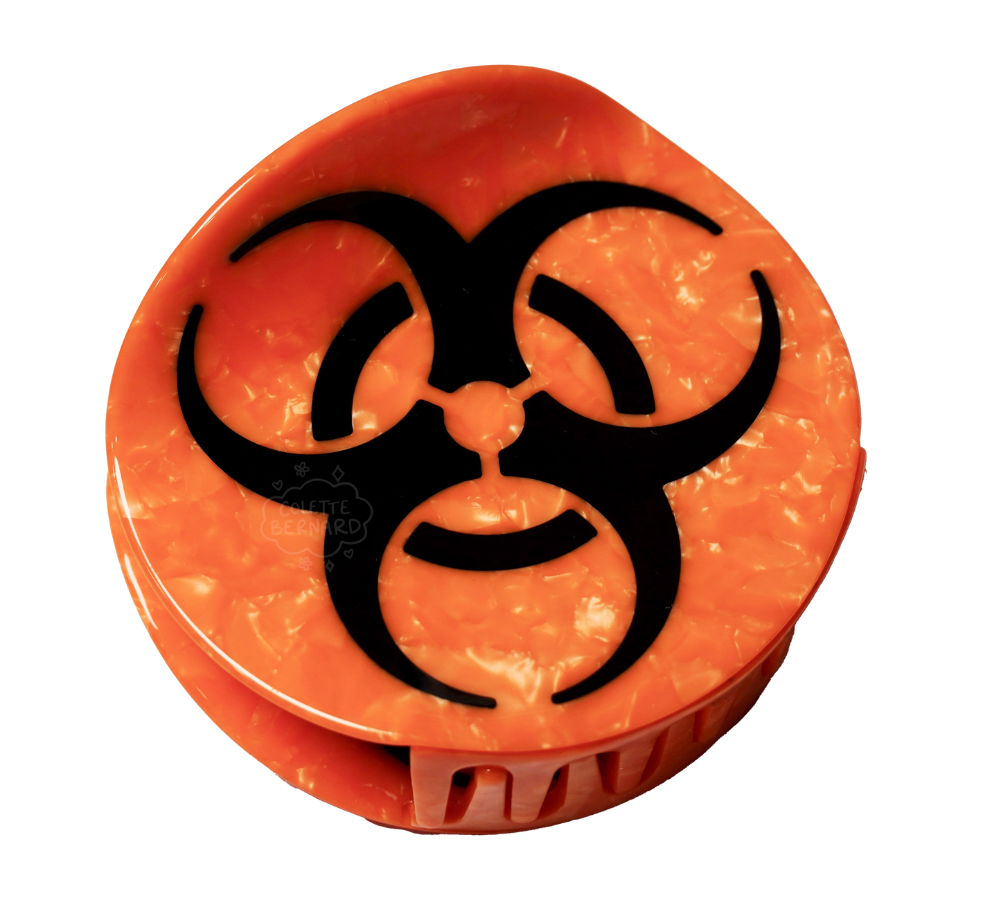 Biohazard Symbol Hair Claw