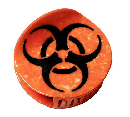 Biohazard Symbol Hair Claw