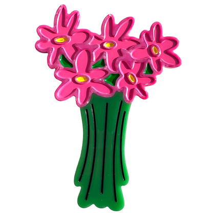 Bouquet of Flowers Hair Clip