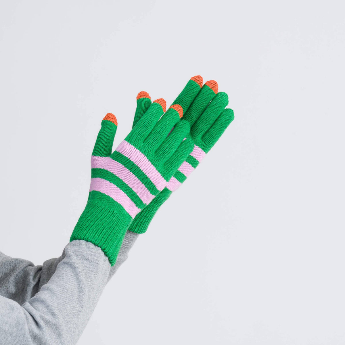 Stripe Touchscreen Gloves