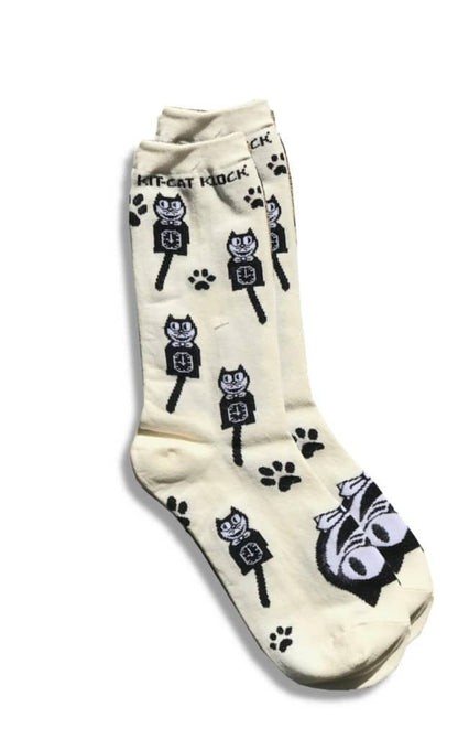 Kit-Cat Clock Socks