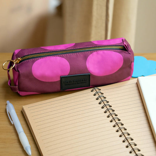 PENCIL CASE PINK WINE HF