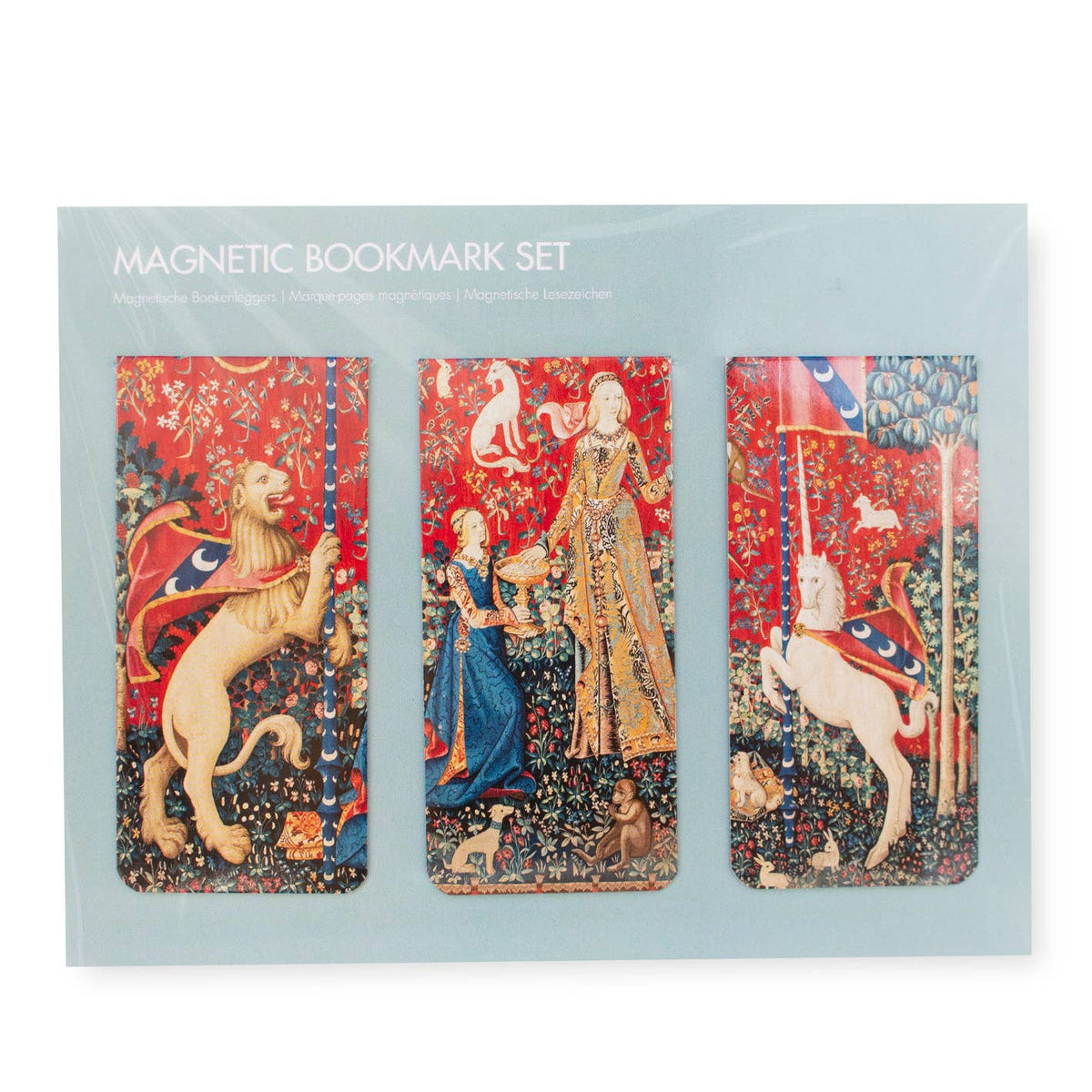 Magnetic Bookmark, Set of 3, Tapisserie Dame Cluny