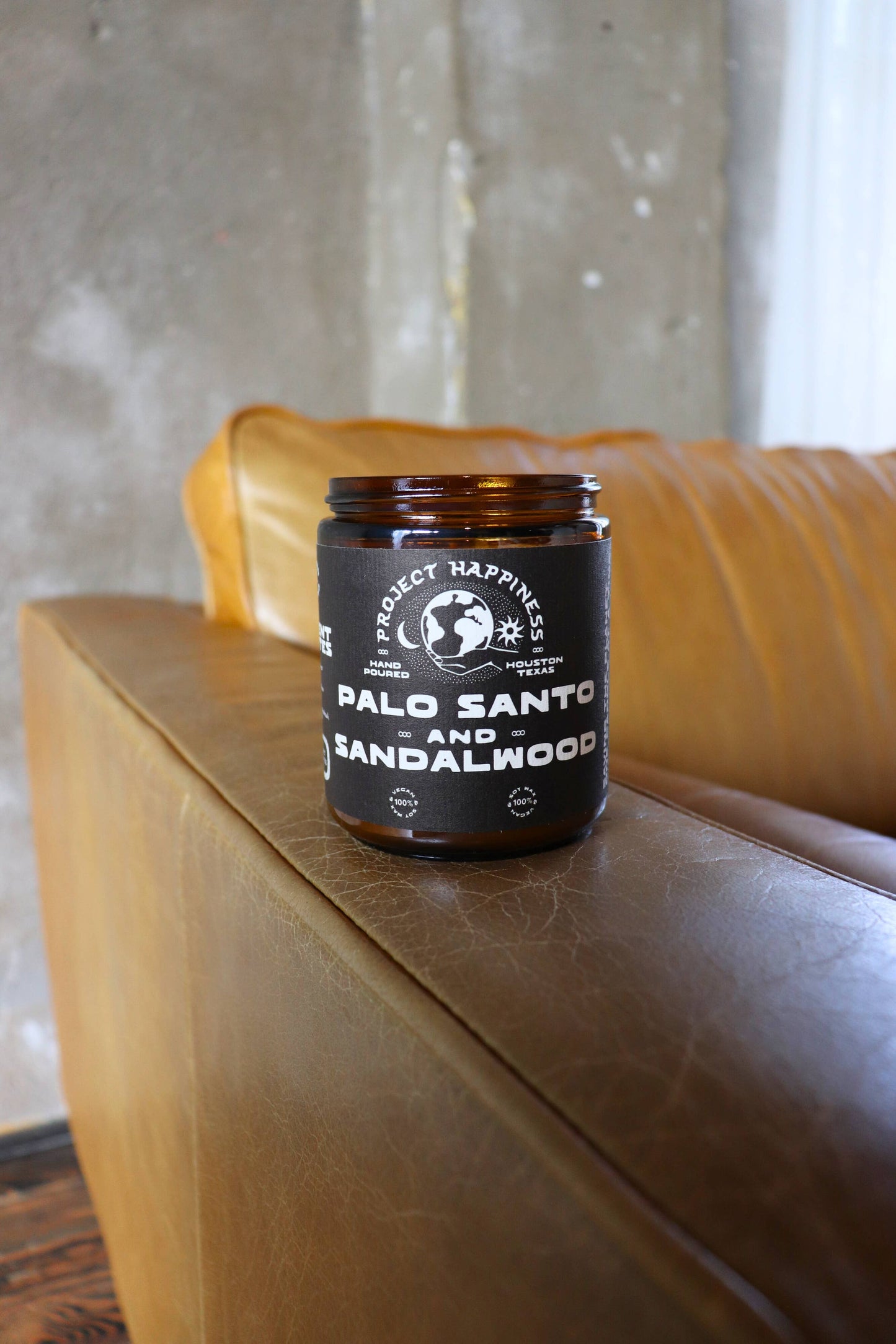 Palo Santo and Sandalwood Soy Candle - 8oz
