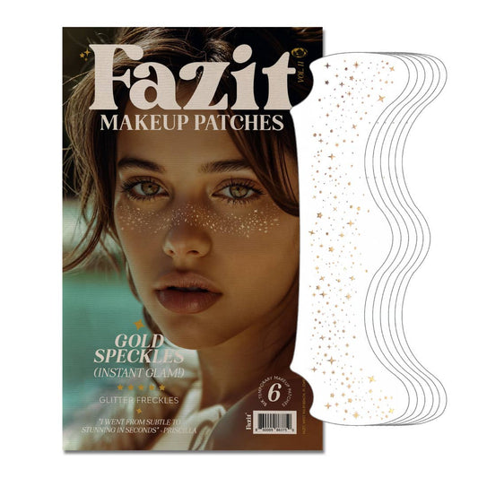 Gold Glitter Freckles Makeup Patches