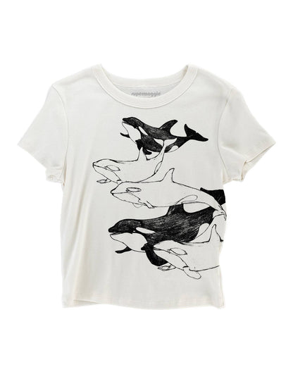 Orcas Babe Baby Doll Tee