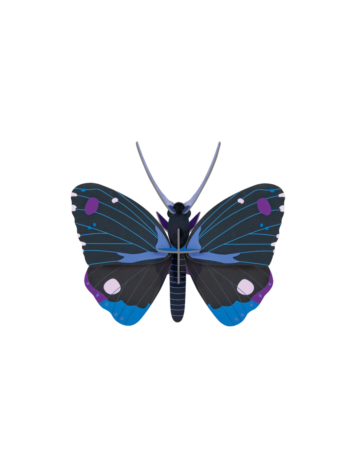 3D Wall Art - Butterfly - Blue Diadem Butterfly