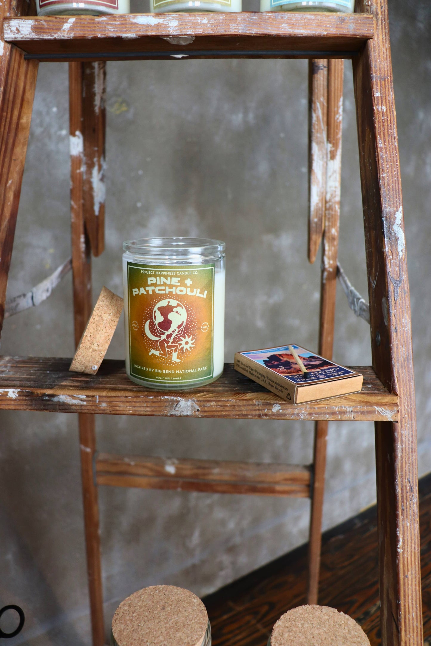 Pine and Patchouli Soy Candle - Big Bend National Park 11oz