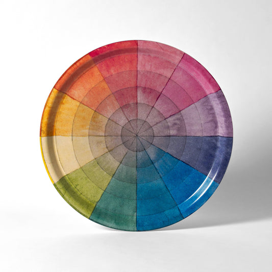 Birchwood Tray - Philipp Otto Runge Color Wheel