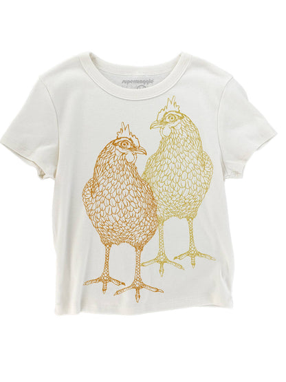 Chickens Babe Baby Doll Tee