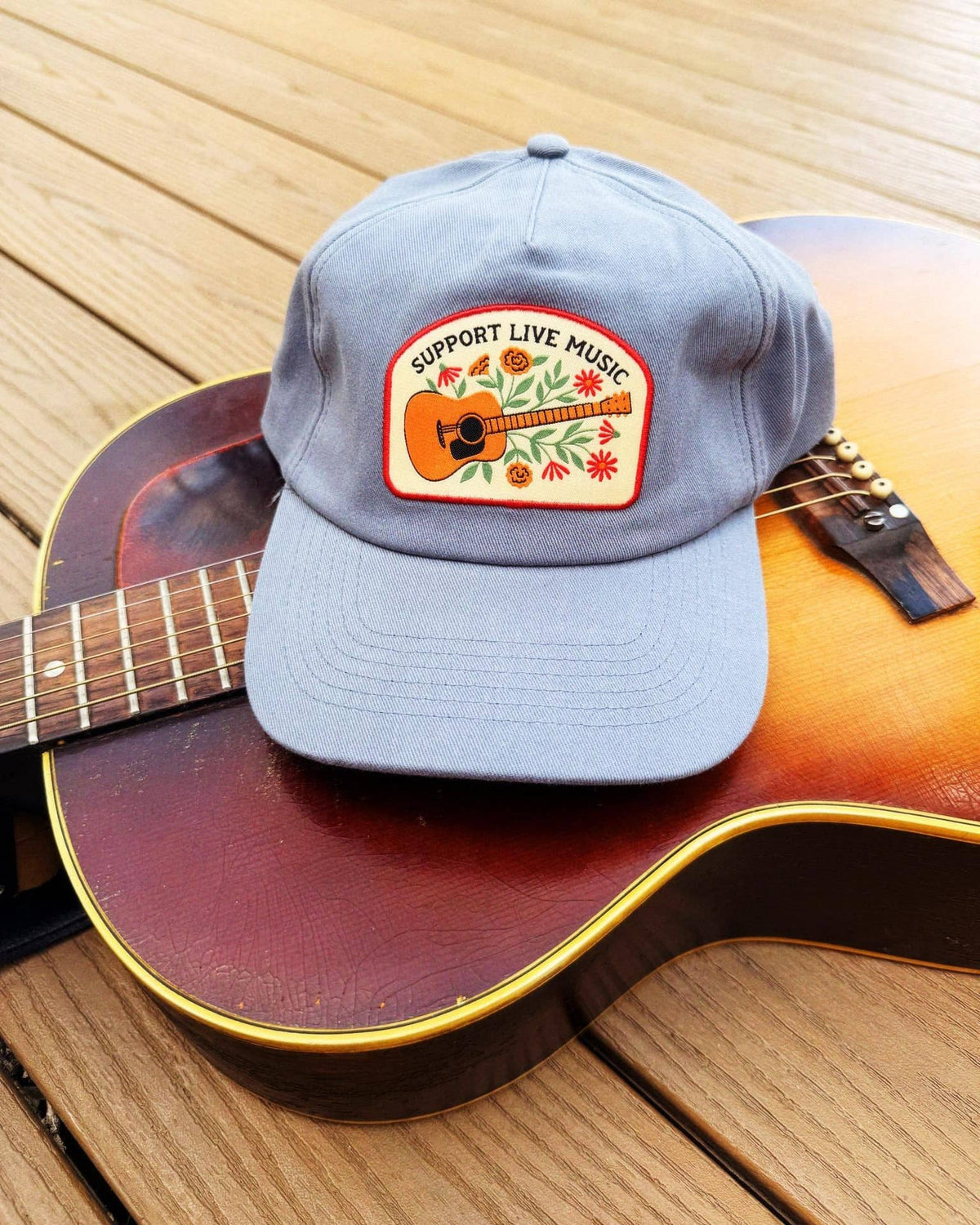 Cotton 5-Panel Hat | Support Live Music