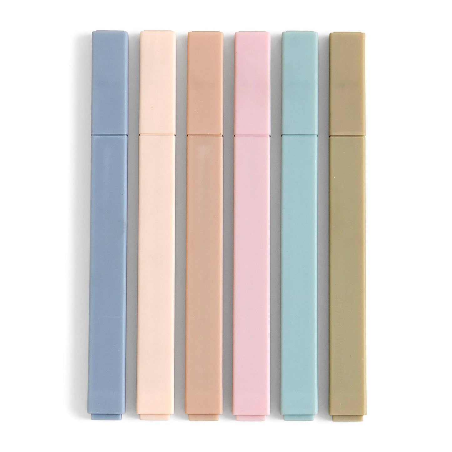 Muted Highlighter Set of 6 Colors