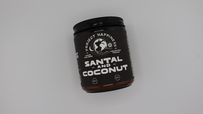 Santal and Coconut Soy Candle - 8oz | Valentine's Day
