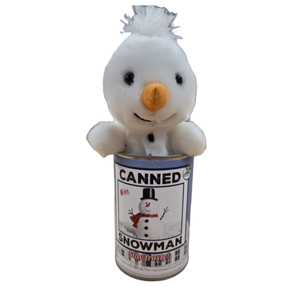 Mike the Canned Snowman - Christmas Plush in Can w/Jokes