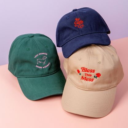 Less Meanies, More Weenies Baseball Dad Hat