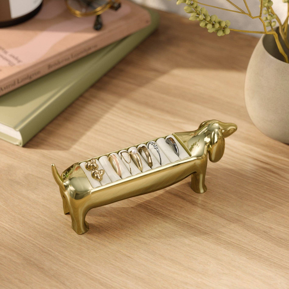 Ring Holder Dachsie Dachshund Jewelry Display Umbra
