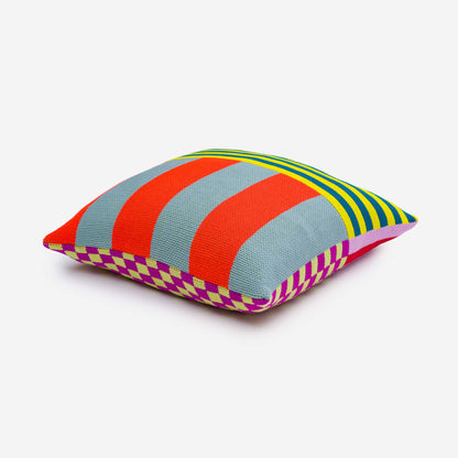 Pattern Patch Pillow Cover