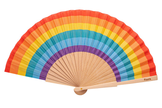 Rainbow fan