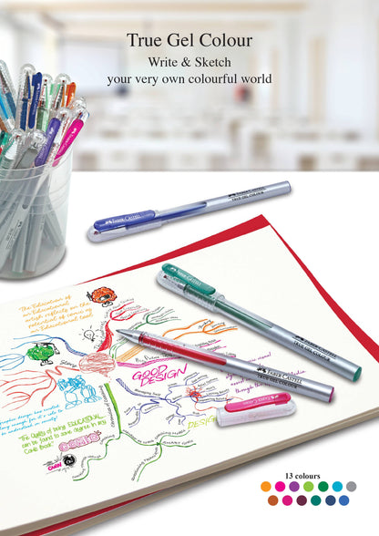 True Gel Pens, Wallet of 6