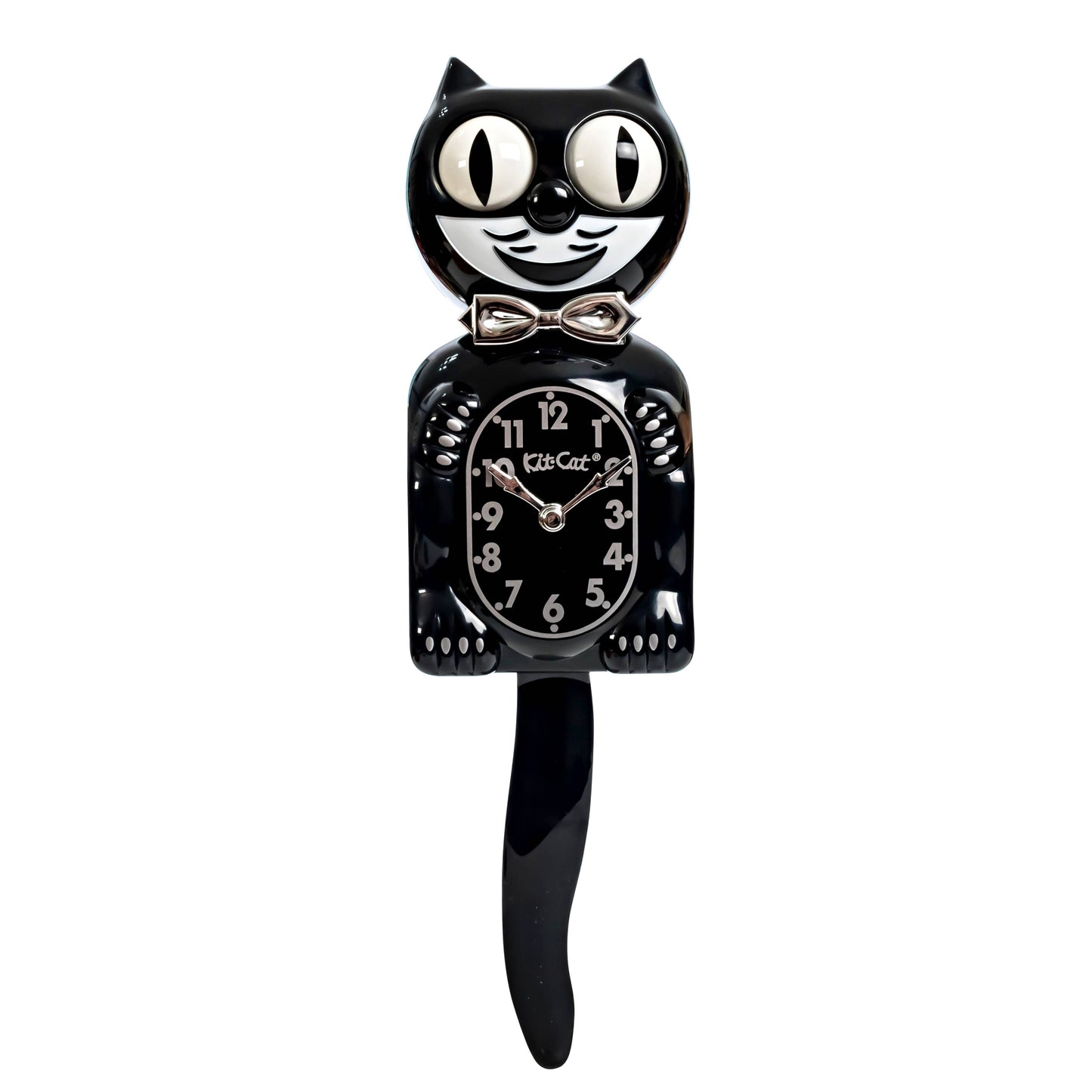 Retro Black Kitchen Edition Kit-Cat Klock