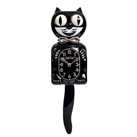 Retro Black Kitchen Edition Kit-Cat Klock