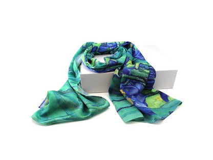 Scarf, Van Gogh, Irises