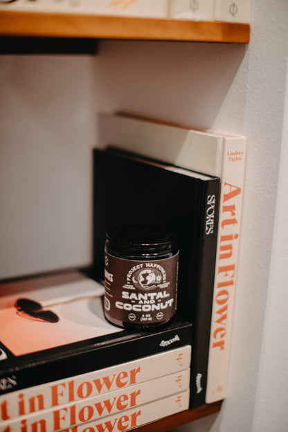 Santal and Coconut Soy Candle - 8oz | Valentine's Day