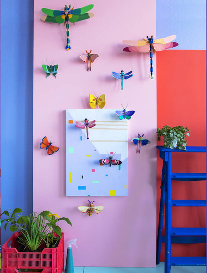 3D Wall Art - Butterfly - Blue Copper Butterfly