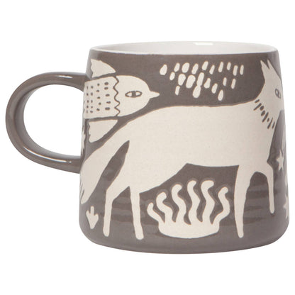 Timber Imprint Ceramic Mug