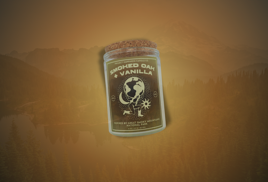 Smoked Oak and Vanilla Soy Candle - Great Smoky Mountain 11oz