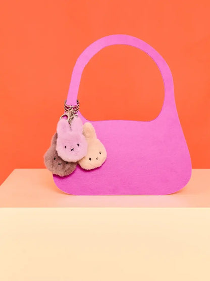 Miffy ECO Fuzzy Keychain - 8 cm - 3"