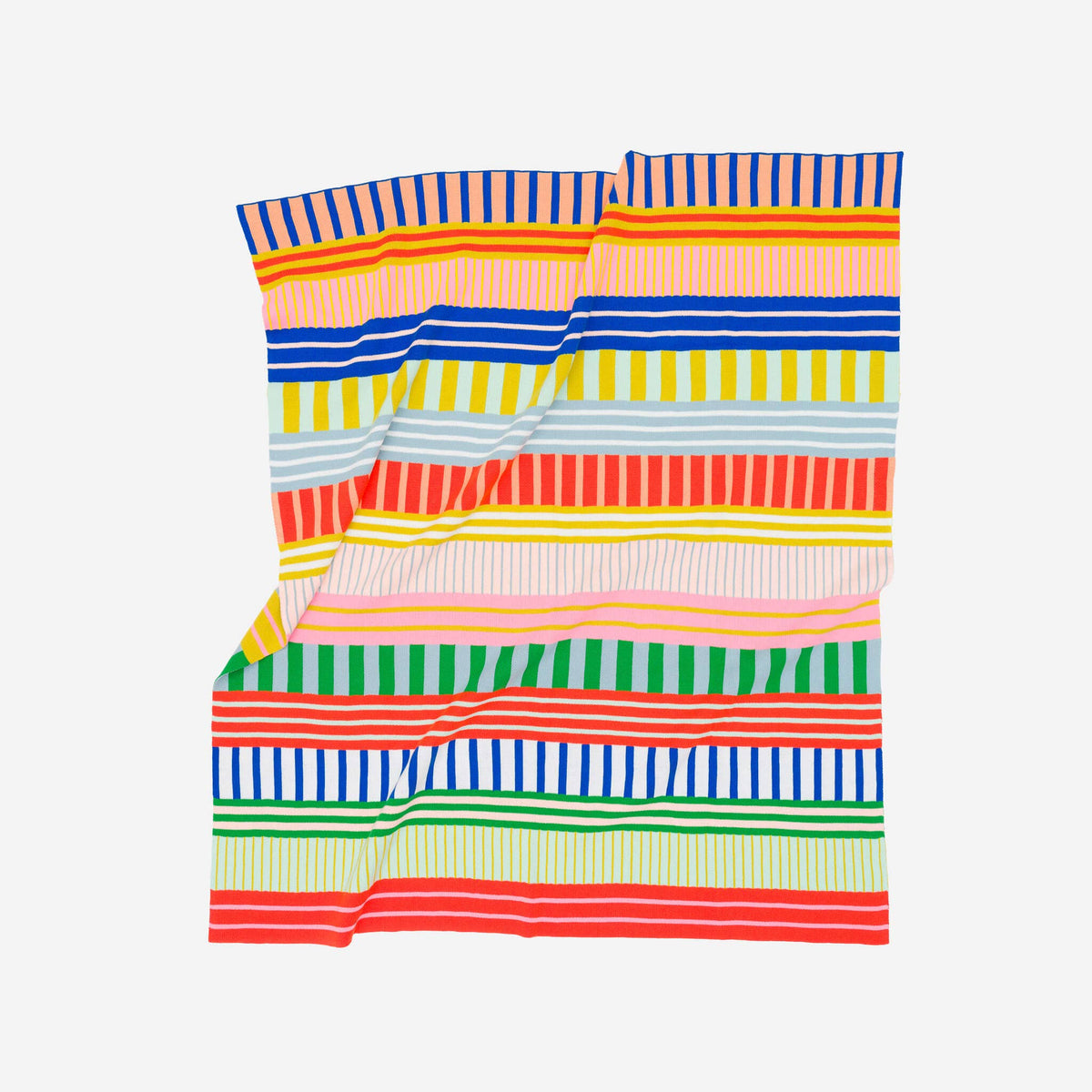 Patchwork Stripe Throw