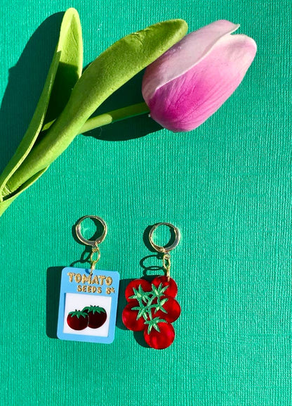 Tomato Seeds Earrings