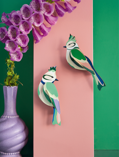 3D Wall Art - Garden Birds - Forest Crests