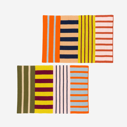 Patchwork Stripe Placemat Set