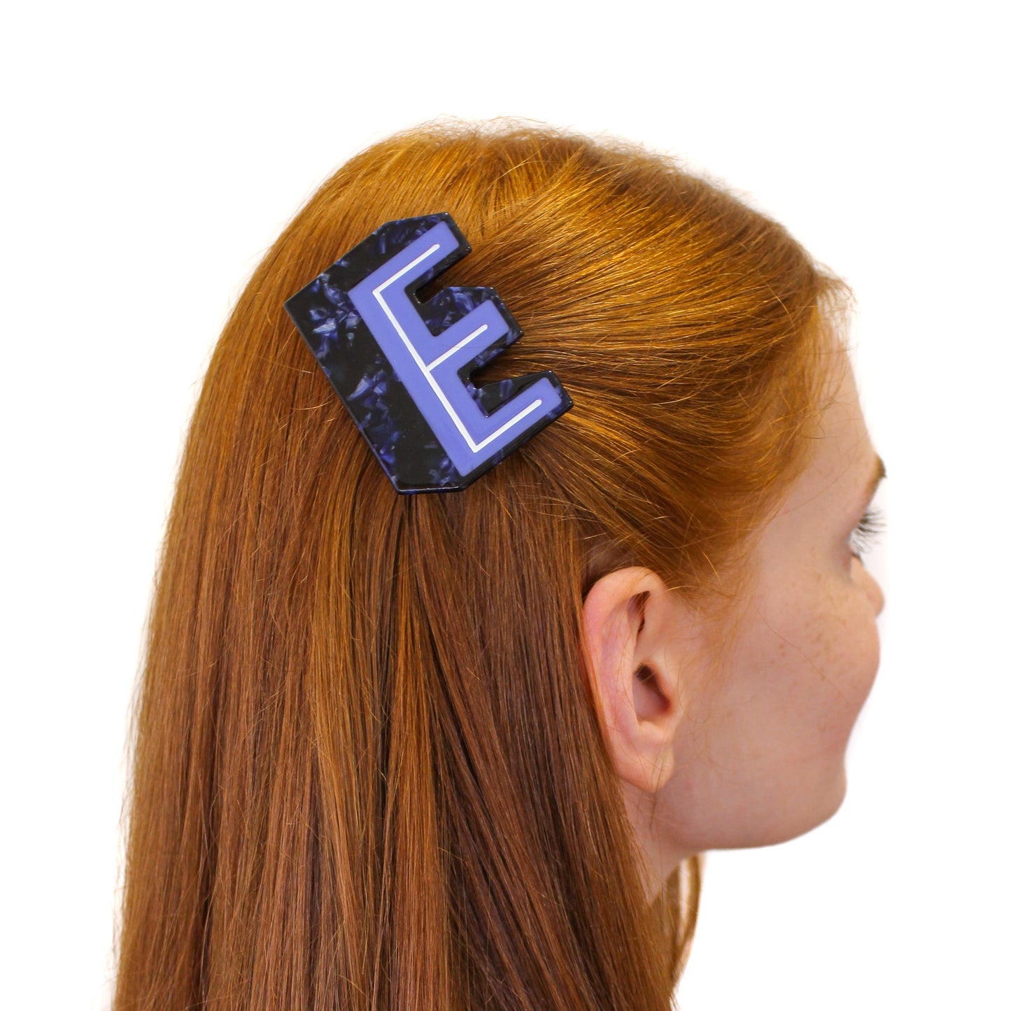 Letter E Hair Clip