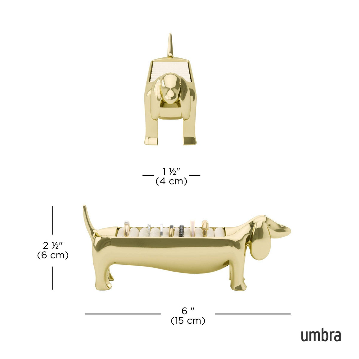Ring Holder Dachsie Dachshund Jewelry Display Umbra