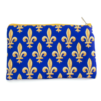 Fleur de Lys Makeup Bag