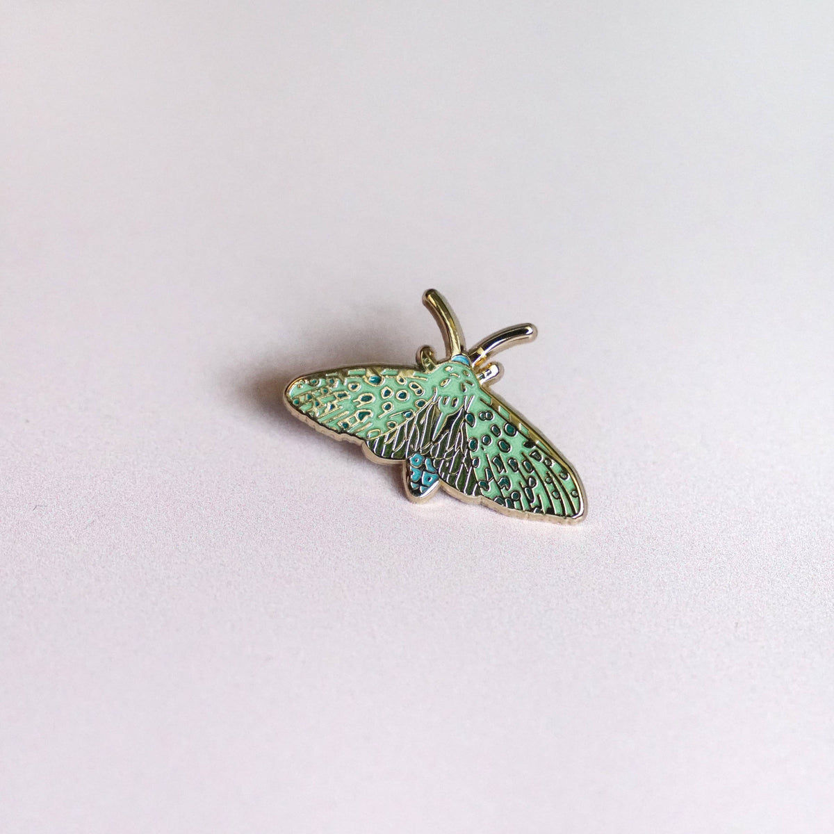 Colorful Leopard Moth - Enamel Pin