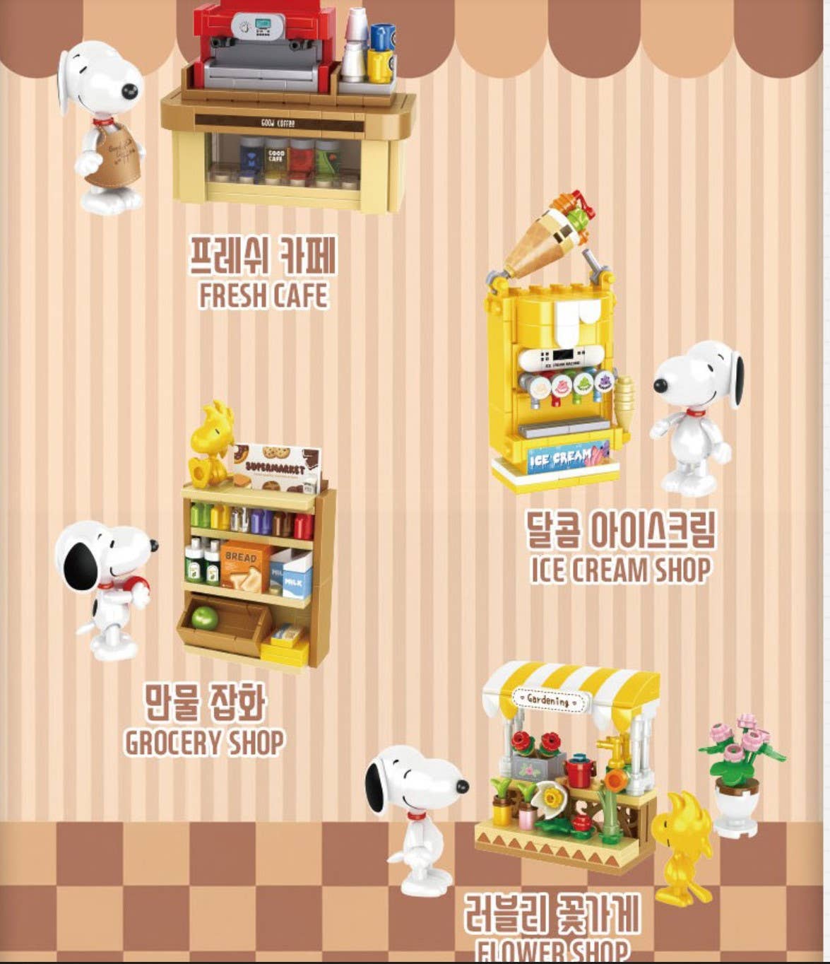 Peanuts Snoopy DIY Deco Mini Block