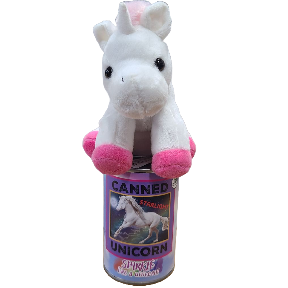 Canned Unicorn | Stuffed Animal Plush w/Fun Jokes|Starlight