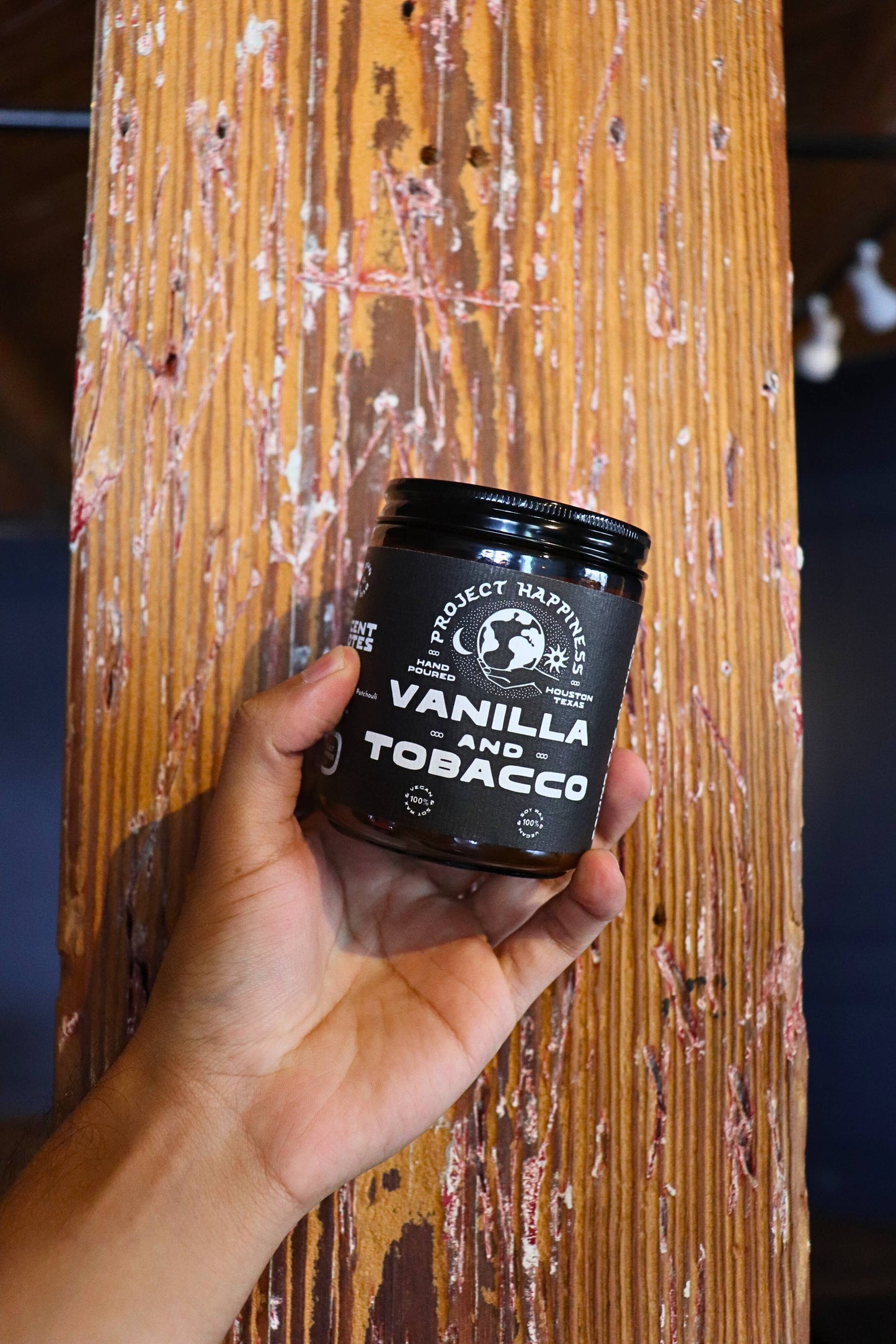 Vanilla and Tobacco Soy Candle - 8oz