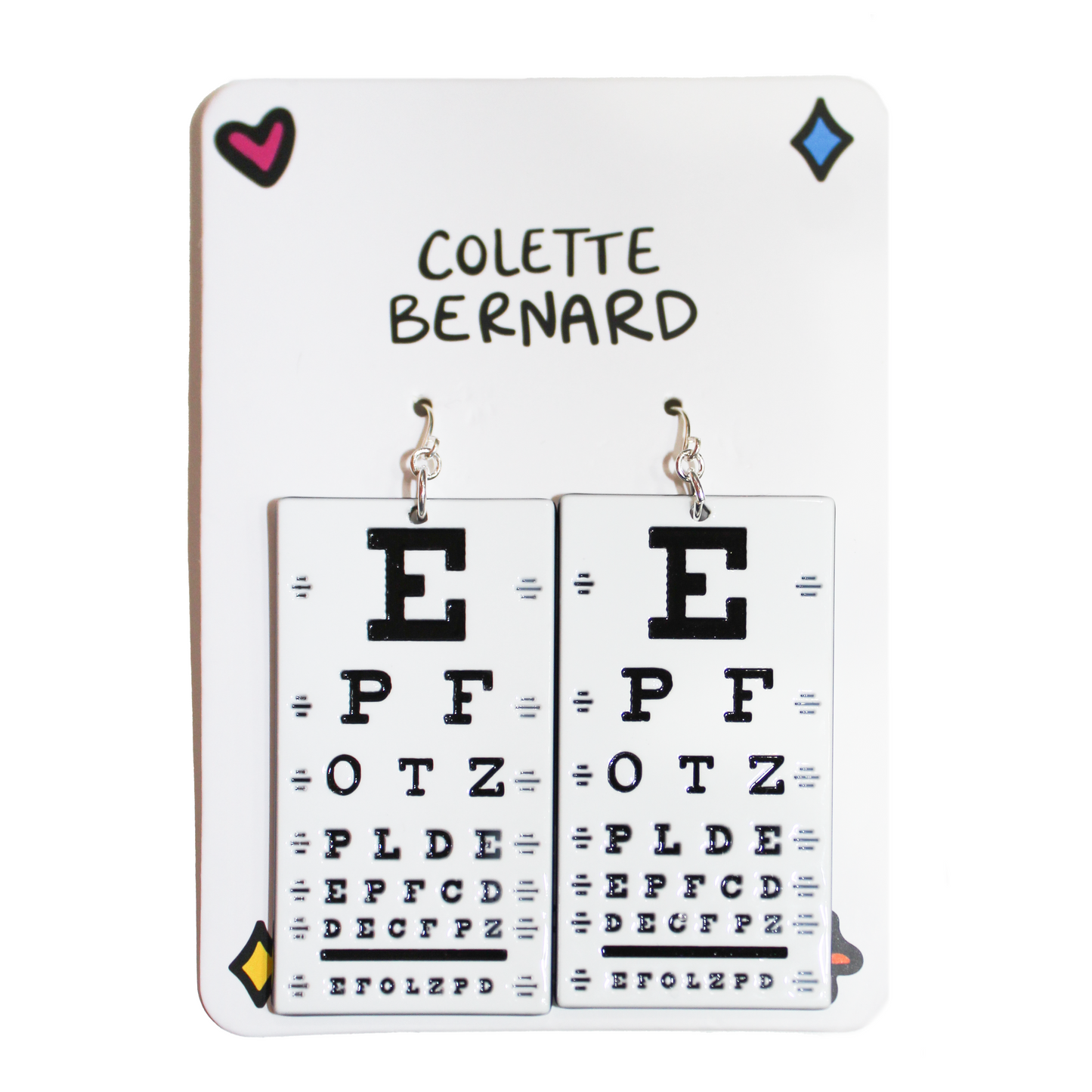 Vision Chart Earrings