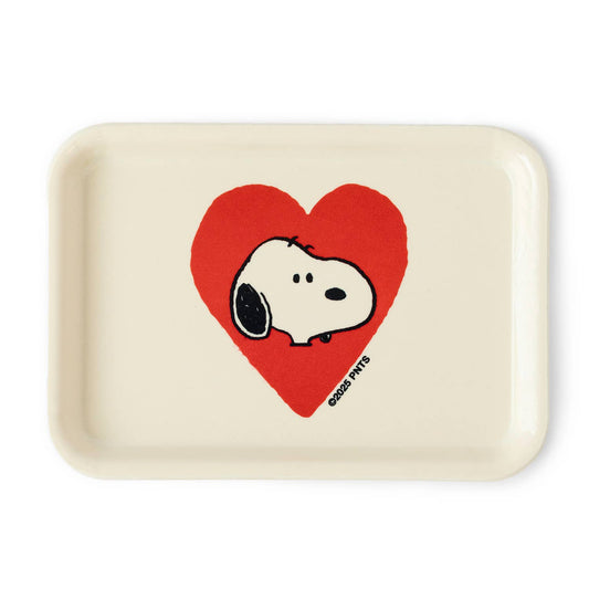 3P4 x Peanuts® Valentine - Snoopy Heart Vintage-Style Tray